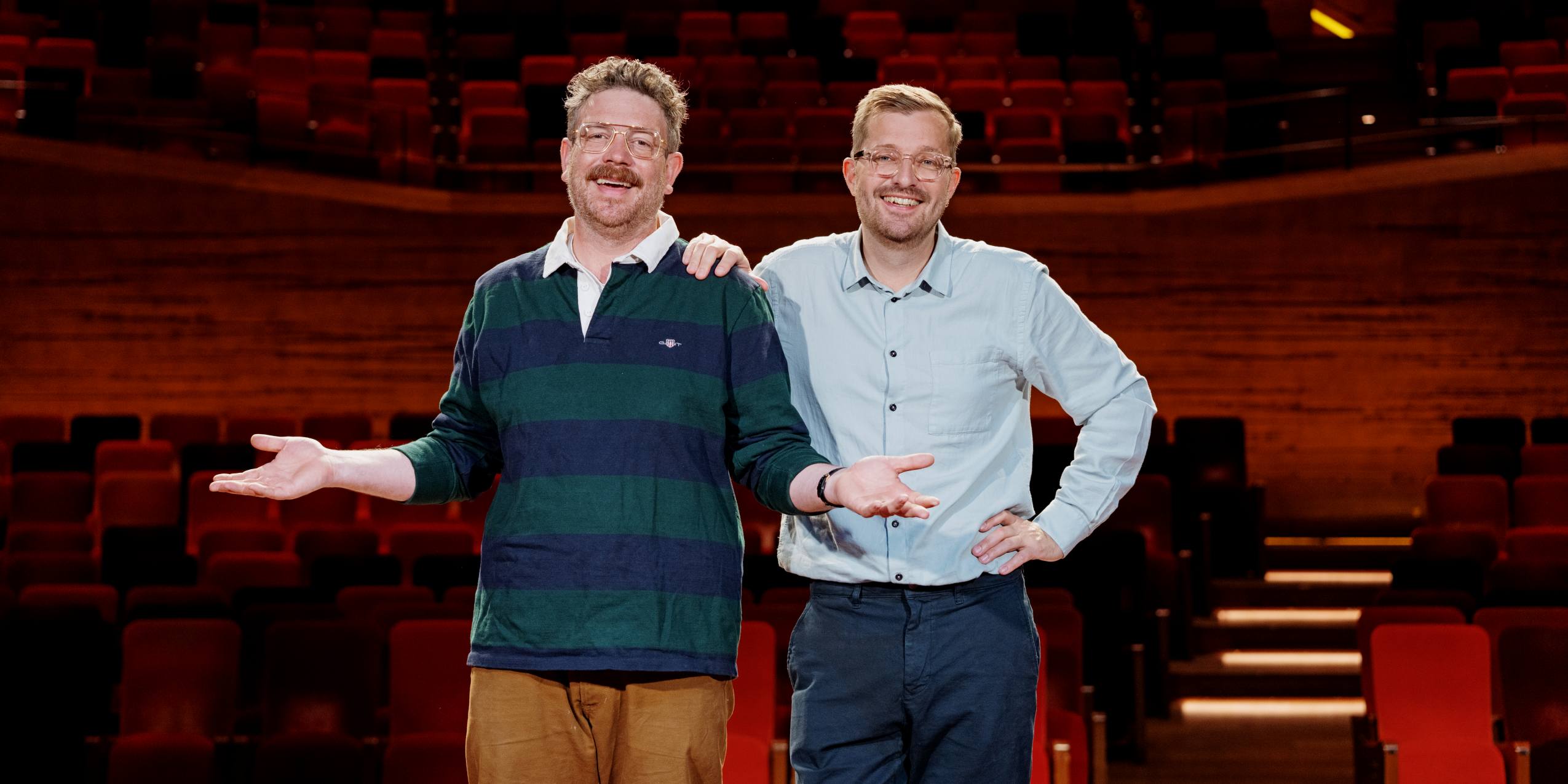 Frederik Cilius og Rasmus Bruun i Koncertsalen