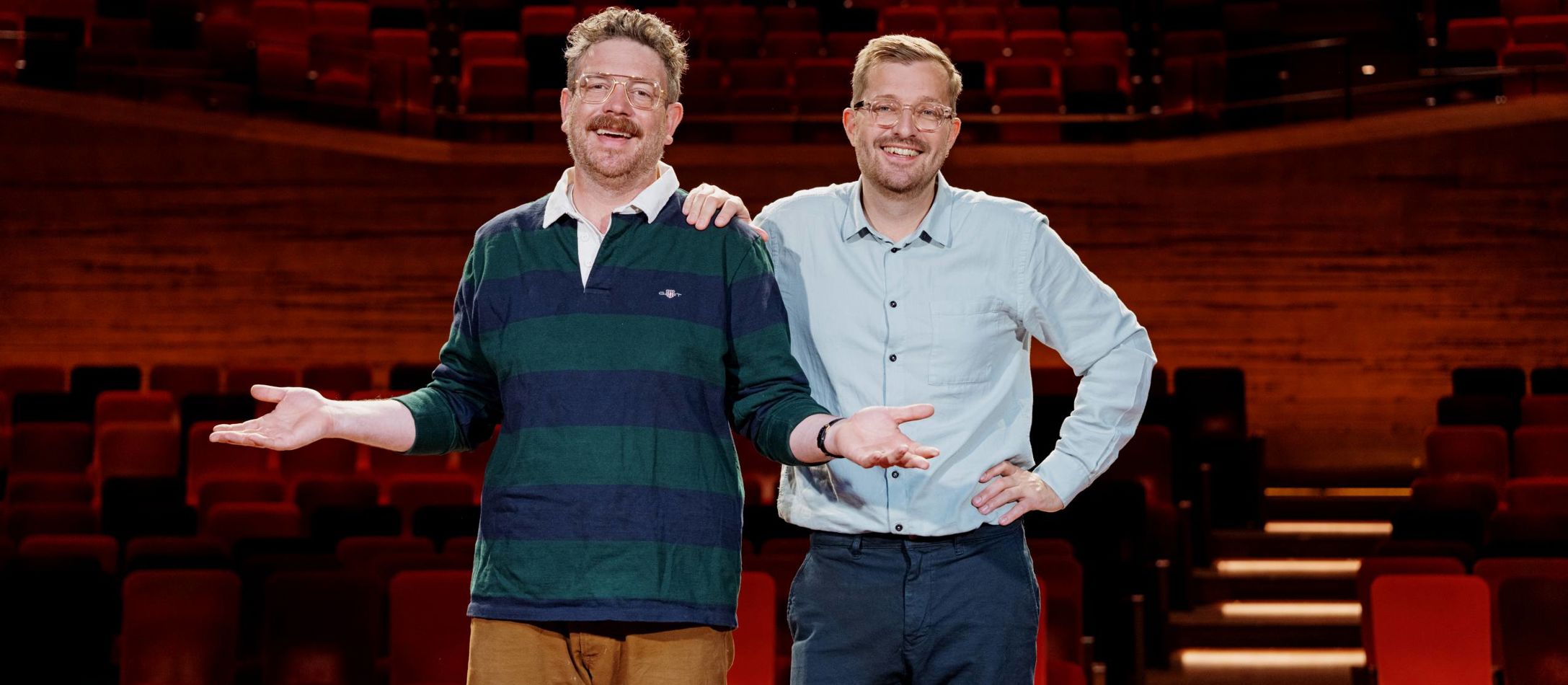 Frederik Cilius og Rasmus Bruun i Koncertsalen