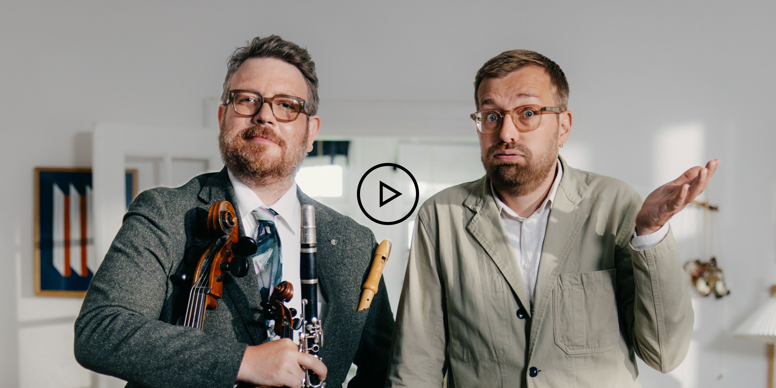 Video logo - Rasmus Bruun er i tvivl og Frederik Cilius er fattet