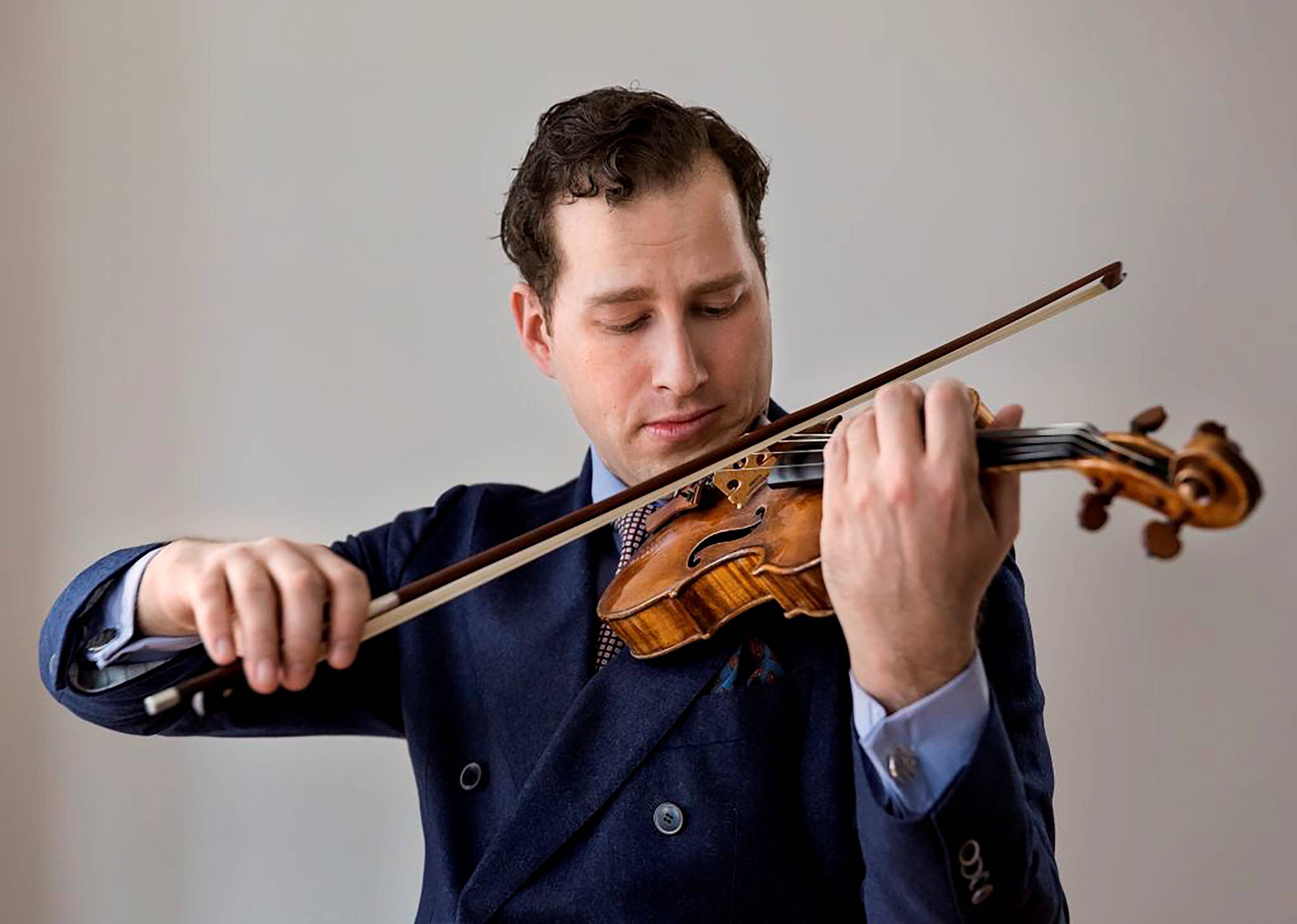 Znaider Nikolaj spiller violin til Tango Jalousie 100 år