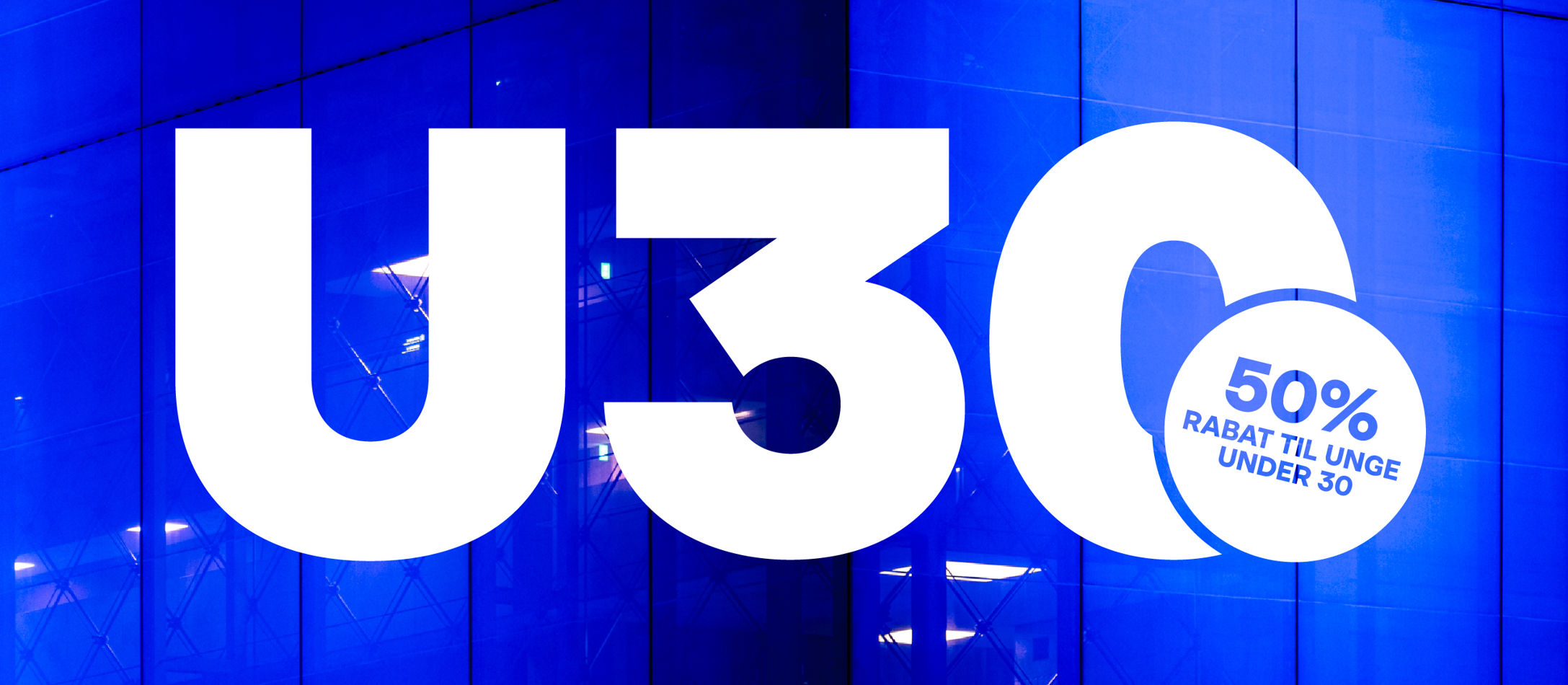 50 procent rabat til unge under 30 år