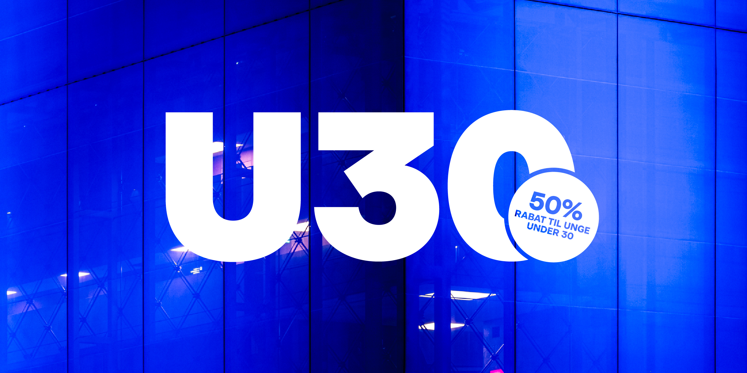 U30 halv pris