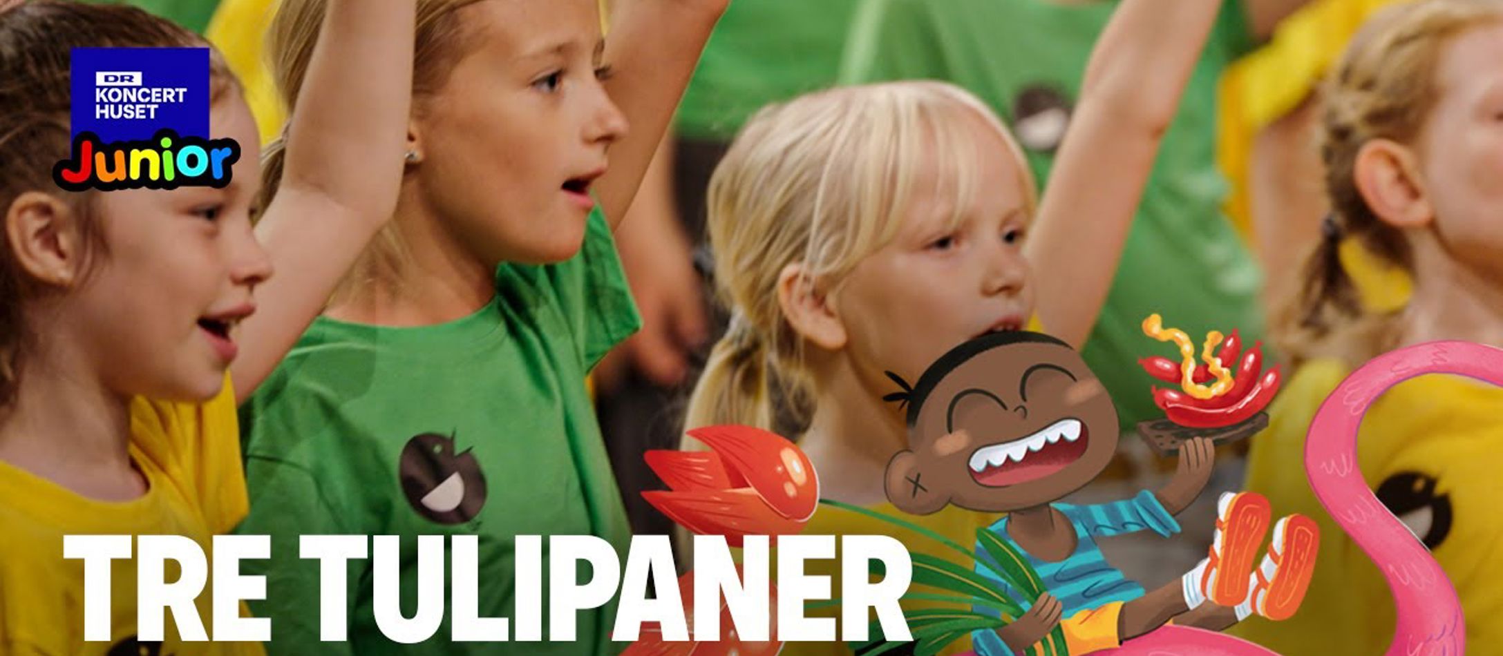 Sang til Skolernes Sangdag 2026: Tre tulipaner og en pølsemad